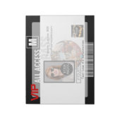 Maak uw eigen VIP pas 8 manieren aan Personeel Notitieblok (Linkerzijde)