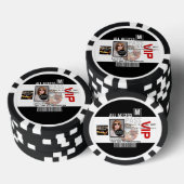 Maak uw eigen VIP pas 8 manieren aan Personeel Poker Chips (Opstapeling)