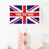 Maak uw eigen vlag van de vlag van de Britse vlag  Spandoek (Insitu)
