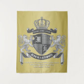 Maak uw eigen wapengekletter (goudleeuw) wandkleed (Voorkant)