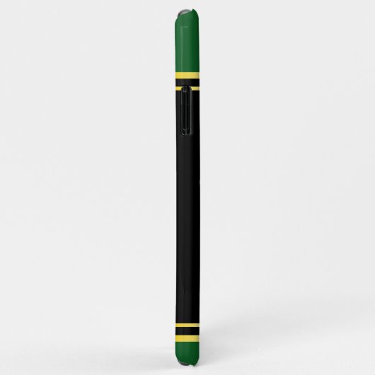 Maak uw eigen wapengekletter groen goudleeuwen Case-Mate iPhone case (Achterkant/rechts)