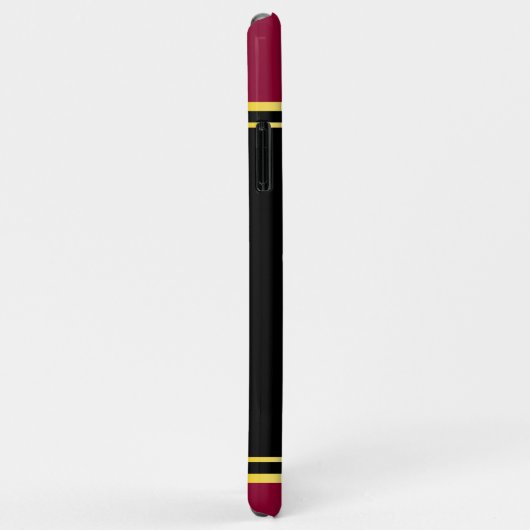 Maak uw eigen wapenschild Red Gold Lion Emblem Case-Mate iPhone Case (Achterkant/rechts)