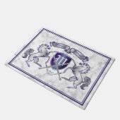 Maak uw eigen wapenschild Silver Horse Deurmat (Schuin)
