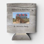 Maak uw eigen Welkom familie zomer strand huis Blikjeskoeler (Voorkant)