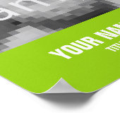 Maak uw eigen Werknemer van het poster van de maan