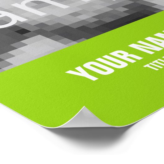 Maak uw eigen Werknemer van het poster van de maan (Hoek)