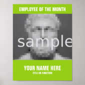 Maak uw eigen Werknemer van het poster van de maan (Voorkant)