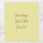 Maak uw eigen wijn etiket (Enkel label)