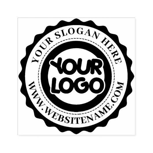 Maak Uw Eigen Zakelijk Logo Op Maat Rubberstempel (Afrduk)