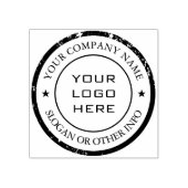 Maak Uw Eigen Zakelijke Logo Rubberen Stempel (Afrduk)