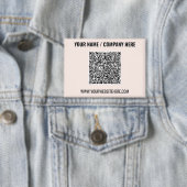 Maak Uw Eigen Zakelijke QR-Code Knoppen Sjabloon Button (Insitu)