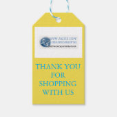 MAAK UW EIGEN ZAKELIJKE STICKERS CADEAULABEL (Voorkant)