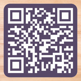 Maak uw eigen zakelijke websiteadres QR-code Vierkante Sticker
