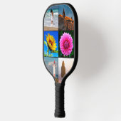 Maak uw eigen zes Afbeelding aangepaste fotocollag Pickleball Paddle (Links)