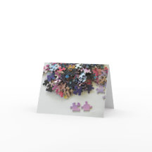 Maak uw familie Puzzel Notecard compleet