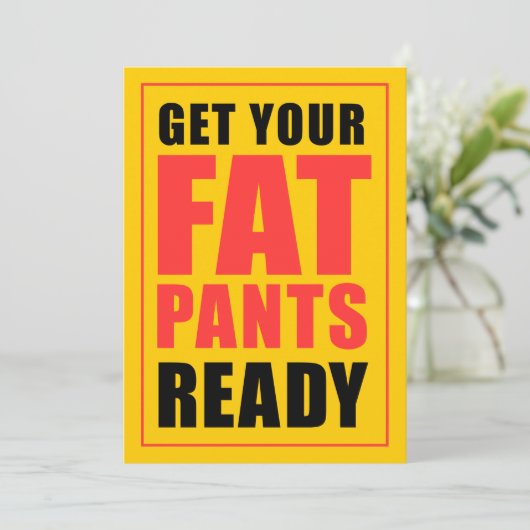 Maak uw favoriete vrienden klaar voor uw favoriete kaart (Staand voorkant)