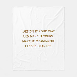 Maak uw gepersonaliseerde 127" x 152" fleece deken