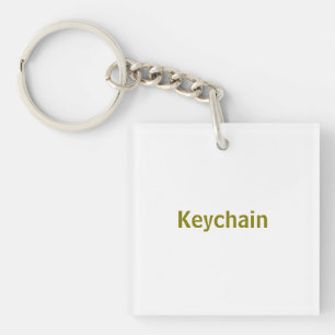 Maak uw gepersonaliseerde 1.875" x 1.875" sleutelhanger