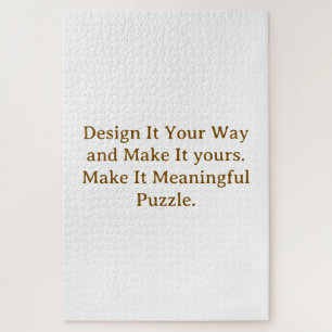 Maak uw gepersonaliseerde 20" x 30", 1014 stukken legpuzzel