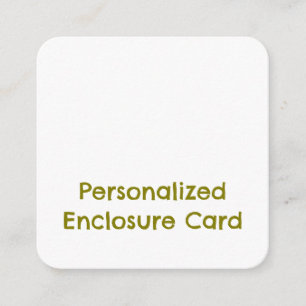 Maak uw gepersonaliseerde 2,5" x 2,5" afgeronde ka informatiekaartje
