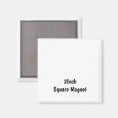 Maak uw gepersonaliseerde 2" vierkant magneet (Voorkant / Achterkant)