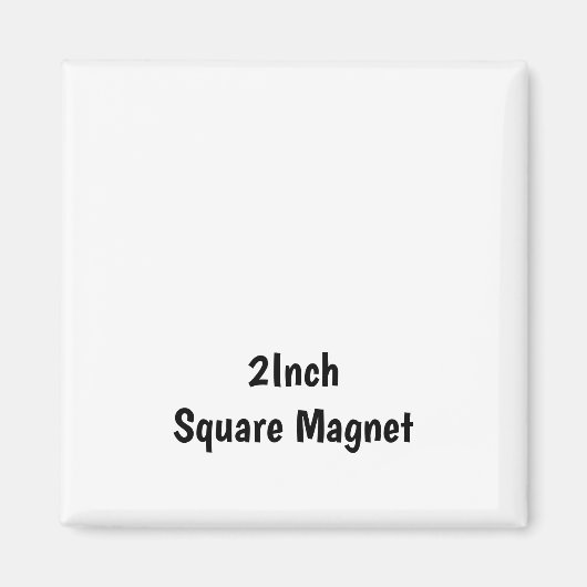 Maak uw gepersonaliseerde 2" vierkant magneet (Voorkant)