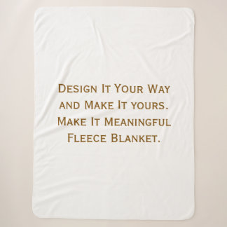 Maak uw gepersonaliseerde 30"x40" sherpa deken