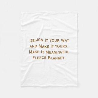 Maak uw gepersonaliseerde 30" x 40" fleece deken
