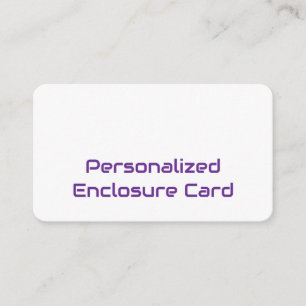 Maak uw gepersonaliseerde 3,5" x 2" afgeronde kaar informatiekaartje