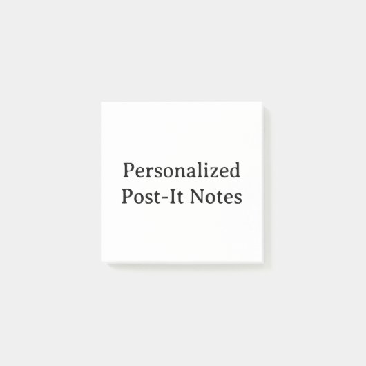 maak uw gepersonaliseerde 3" x 3" post-it® notes (Voorkant)