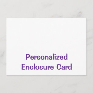 Maak uw gepersonaliseerde 4,5" x 6,25" kwadraat informatiekaartje