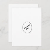 Maak uw gepersonaliseerde uitnodiging (Voorkant / Achterkant)