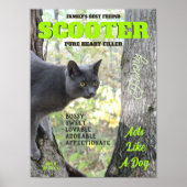 Maak uw Hoesje van het Keukenkat Tijdschrift Poster (Voorkant)