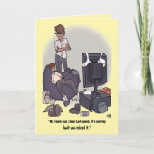 Maak uw kamer gevouwen Wenskaart schoon Kaart (Voorkant)