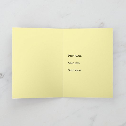 Maak uw kamer gevouwen Wenskaart schoon Kaart (Binnen)