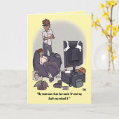 Maak uw kamer gevouwen Wenskaart schoon Kaart (Gele Bloem)