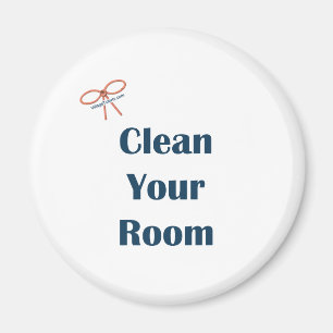 Maak uw kamer herinneringen schoon magneet