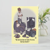 Maak uw kamer schoon met een platte Kaart (Staand voorkant)