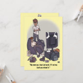 Maak uw kamer schoon met een platte Kaart (Voorkant / Achterkant in situ)