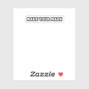 Maak uw Mark Legacy Impact-bijdrage Sticker