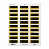 Maak uw merk gepersonaliseerde labelontwerp etiket (Full Sheet)