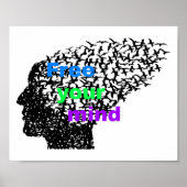Maak uw MInd/Statement vrij Poster (Voorkant)