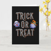 Maak uw perfecte Halloween kaart! Kaart (Gele Bloem)