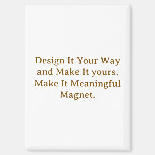 Maak Uw Persoonlijke 2.5" x 3.5" Magneet