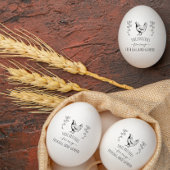 Maak Uw Persoonlijke Boerderij Rustieke Verse Eier Rubberstempel
