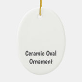 Maak Uw Persoonlijke Keramisch Ornament (Voorkant)