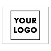 Maak uw professionele grote bedrijfslogo op maat rubberstempel (Afrduk)