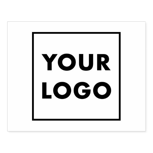 Maak uw professionele grote bedrijfslogo op maat rubberstempel (Afrduk)