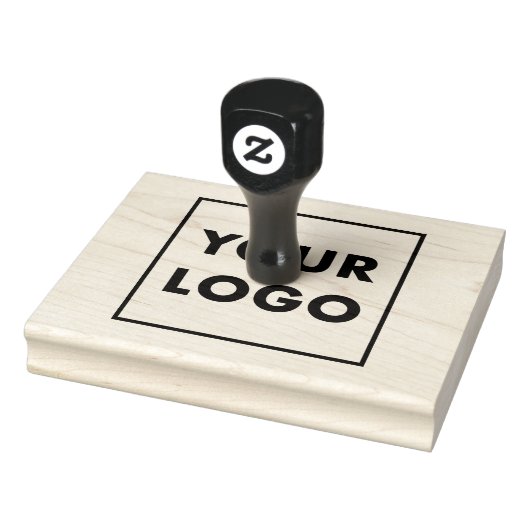 Maak uw professionele grote bedrijfslogo op maat rubberstempel (Stempel)
