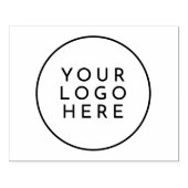 Maak uw professionele ronde zakelijke Logo groot Rubberstempel (Afrduk)
